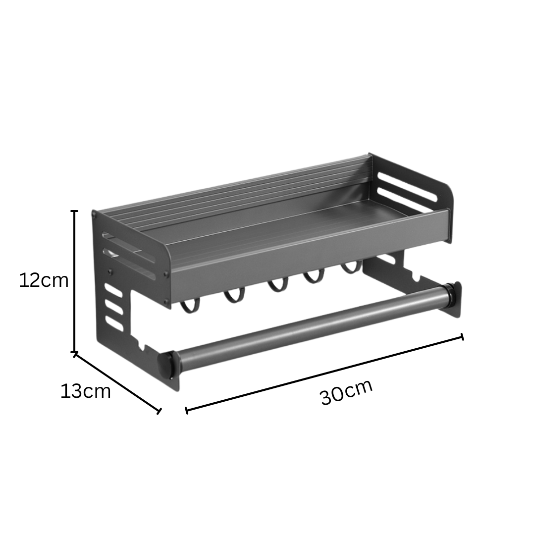 Wall-Mounted Multifunctional Spice Rack