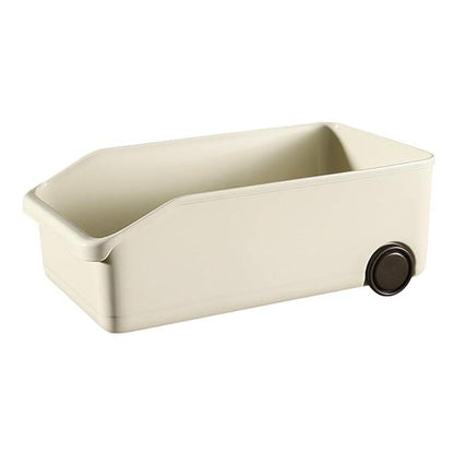Multi-Purpose Compact Organizer Bin with Wheels Pack of 2