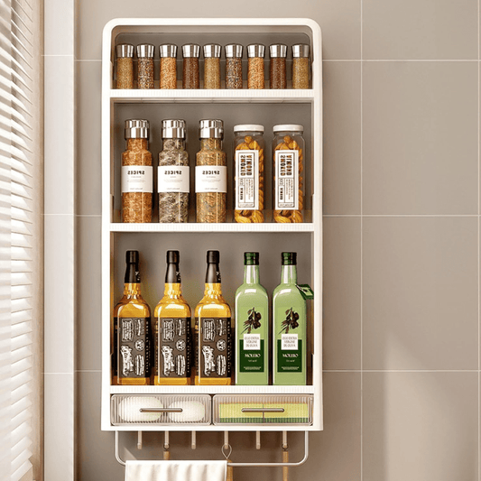 Multi-Layer Wall-Mounted Storage Shelves