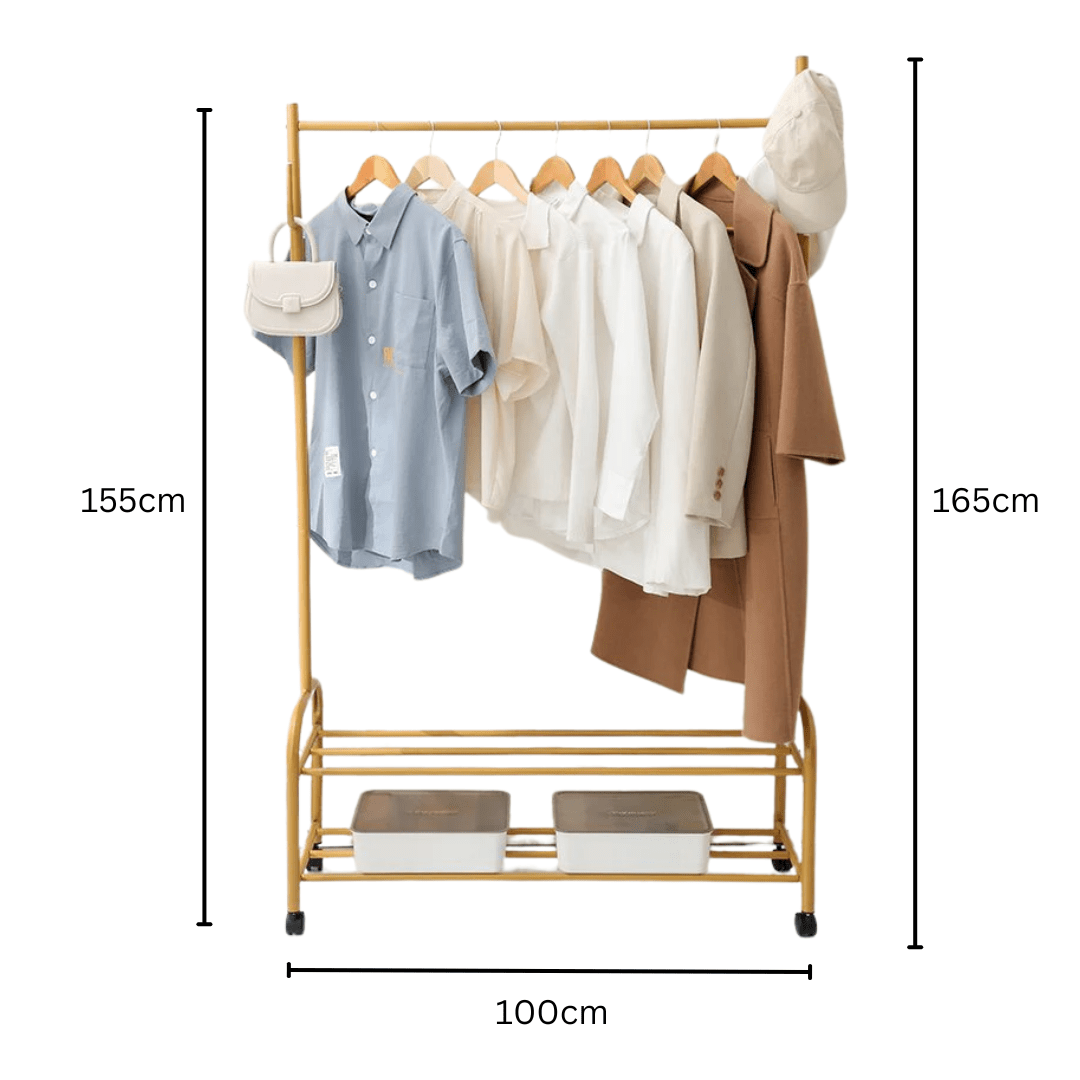 Multi-Purpose Gold Flex Wardrobe Organizer