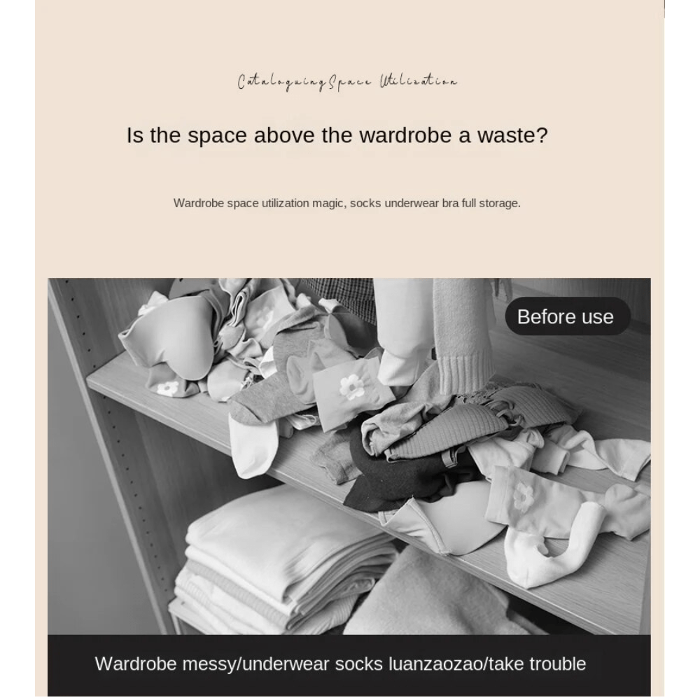 Wardrobe Drawstring Under Storage Box