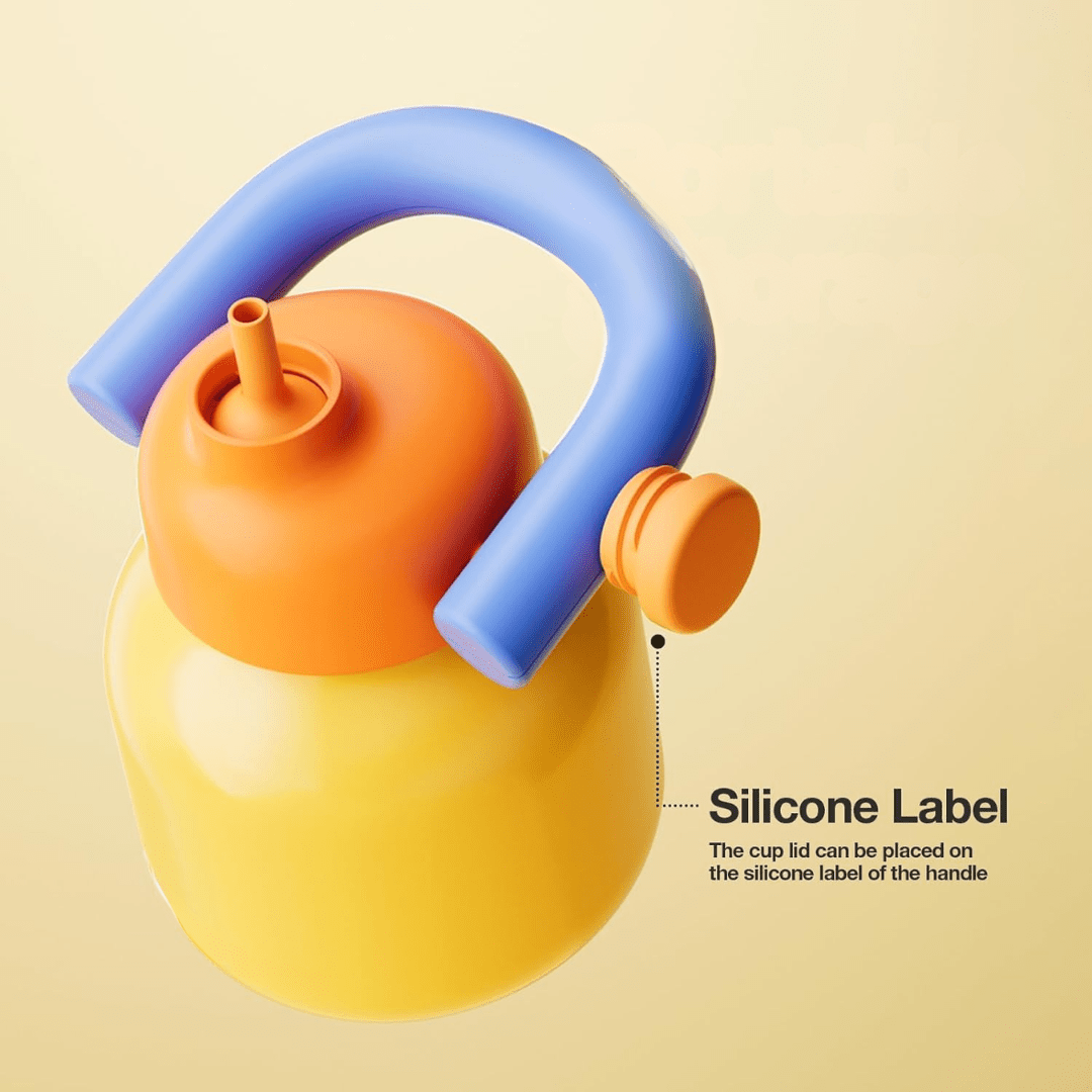 Stainless Steel Vacuum Insulated Water Thermos with Straw(1000ml)