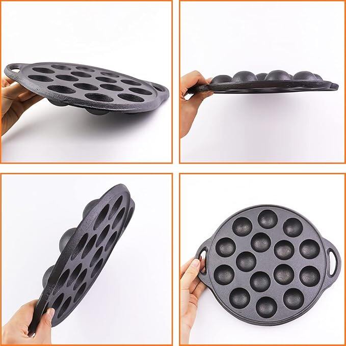 Multi-Purpose Cast Iron Round Mold Pan(21cm)