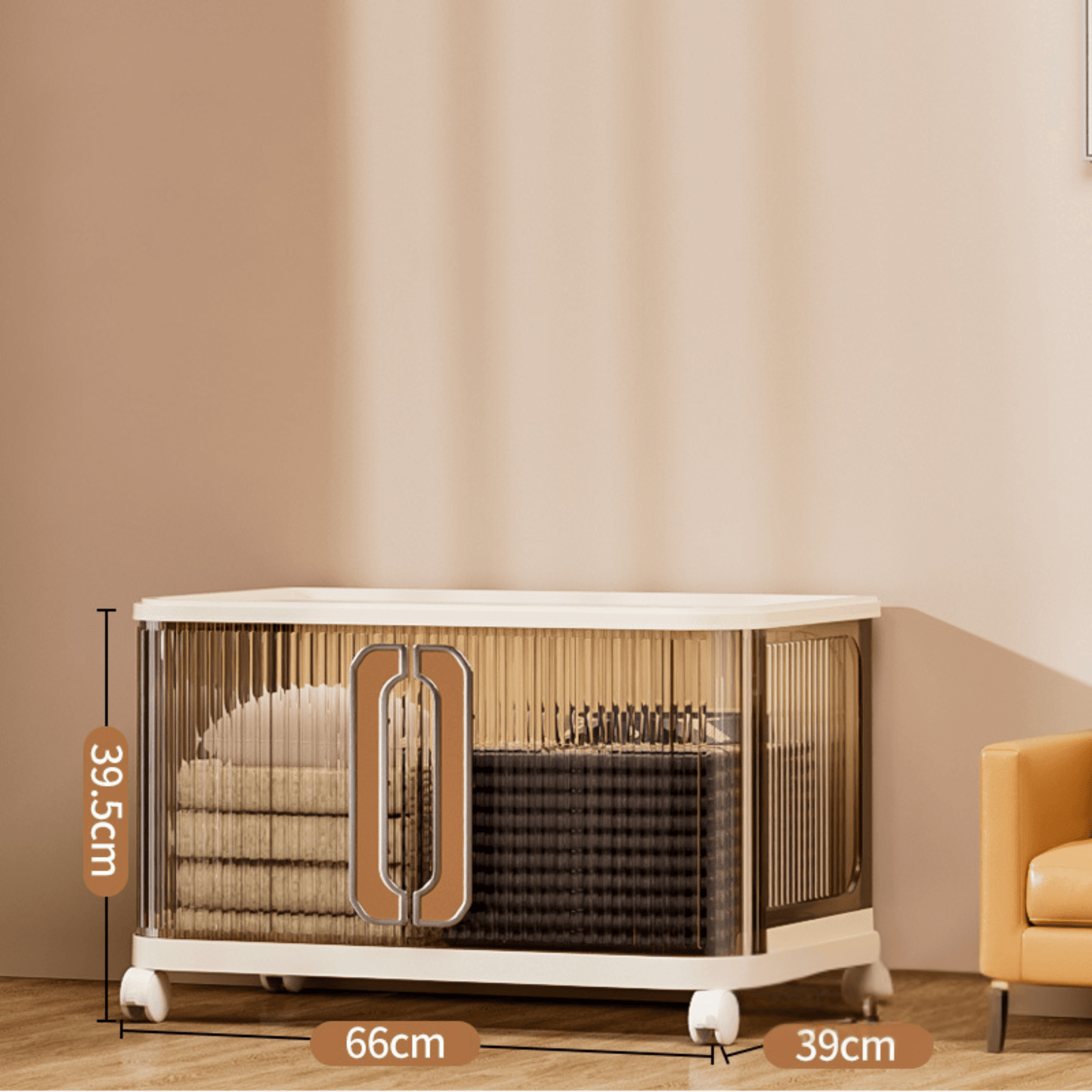 Multi-Purpose Plastic Large-Capacity Foldable Storage Cabinet with Double Doors